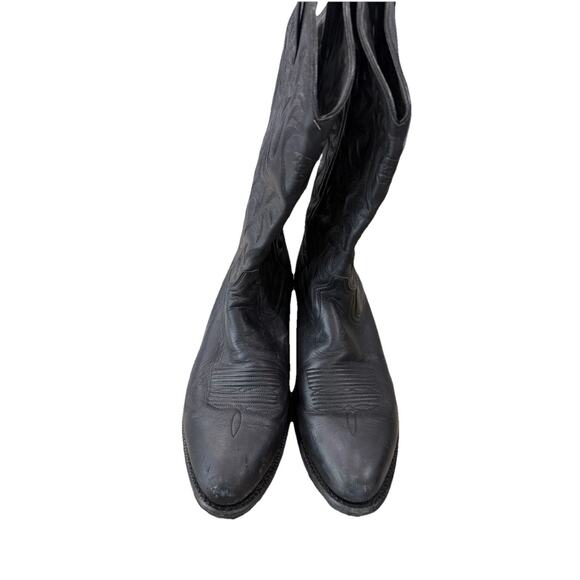 Ariat Heritage Men Western R-Toe Black Leather Cowboy Boots Size 12D Style 34770 main image 11